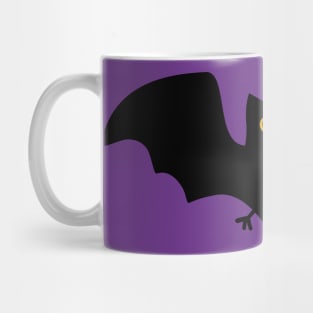 Halloween Bat Cartoon Character Mug